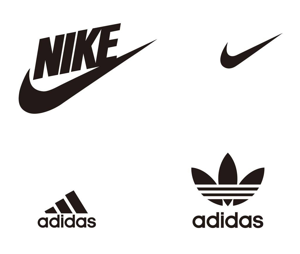 nike、adidas标志