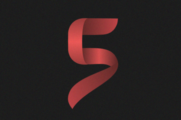 线条设计与数字1标志组合