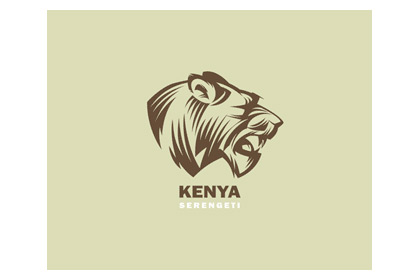大猫版画风格logo