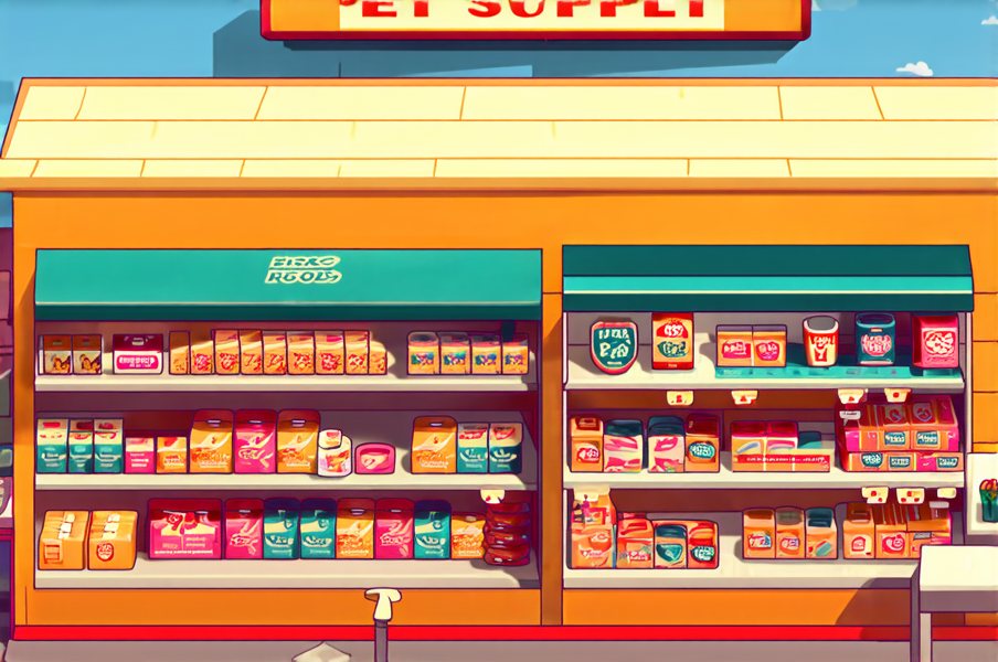 宠物用品店插图