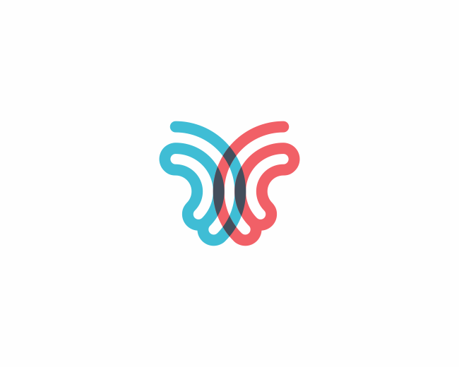 蝴蝶形象Logo品牌设计