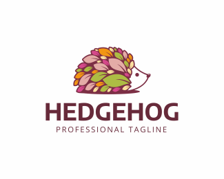 刺猬形象Logo的设计