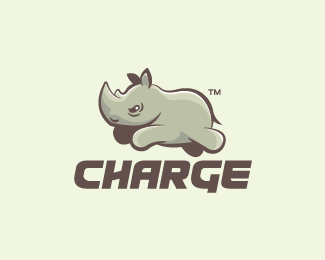 犀牛形象Logo的设计