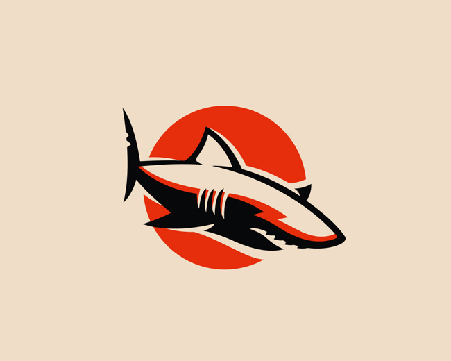 鲨鱼形象Logo