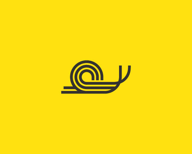 线体蜗牛创意LOGO
