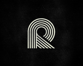线体R字母