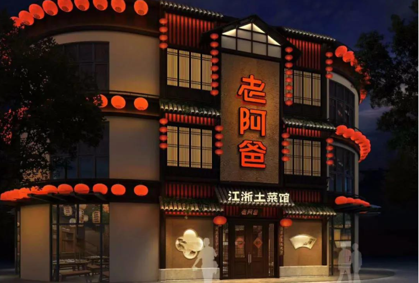 老阿爸江浙土菜馆门店