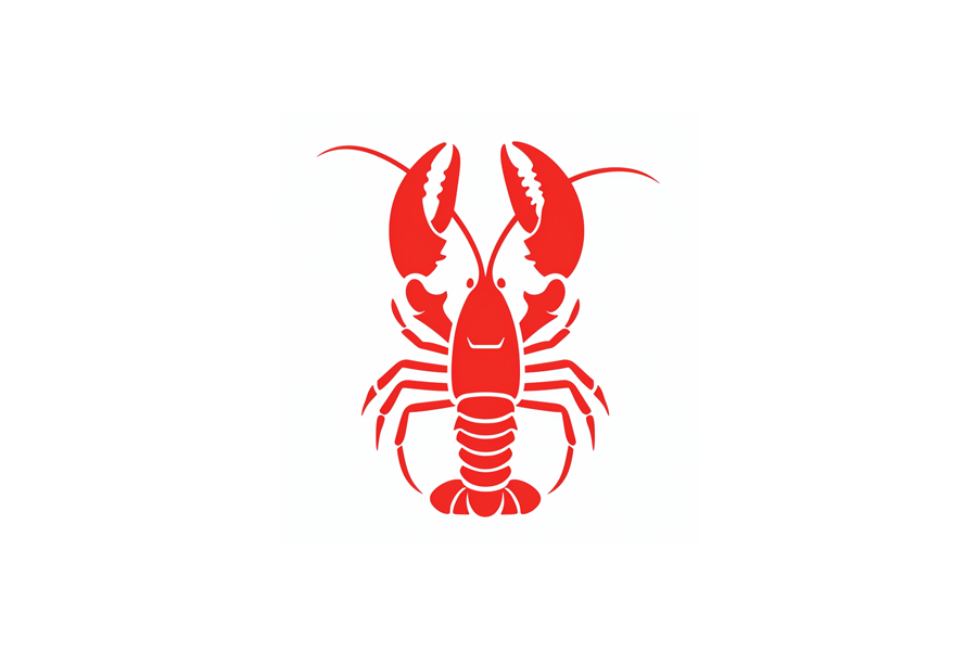 龙虾logo元素