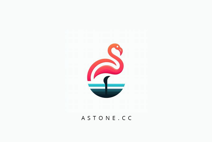 火烈鸟logo设计图