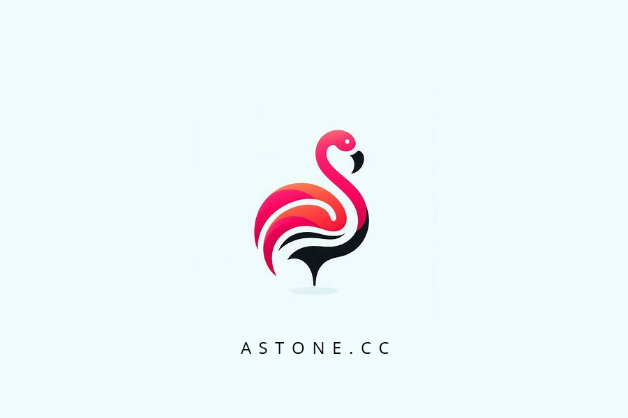 火烈鸟logo设计图